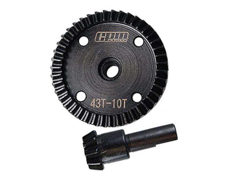40Cr Steel Front Or Rear Diff Bevel Gear 43T & Pinion Gear 10T For Arrma 1:8 KRATON 6S / TALION 6S /