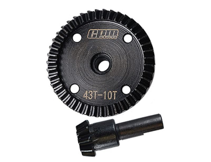 40Cr Steel Front Or Rear Diff Bevel Gear 43T & Pinion Gear 10T For Arrma 1:8 KRATON 6S / TALION 6S /