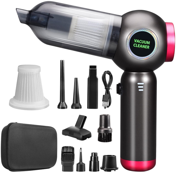 Handstaubsauger, 22000Pa Handstaubsauger Akku, Autostaubsauger mit Bürstenloser Motor, Auto Kabellos