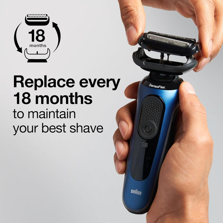 Braun Series 5 53B Elektrischer Rasierkopf, Schwarz - Entwickelt für Rasierer der Serie 5 und Serie