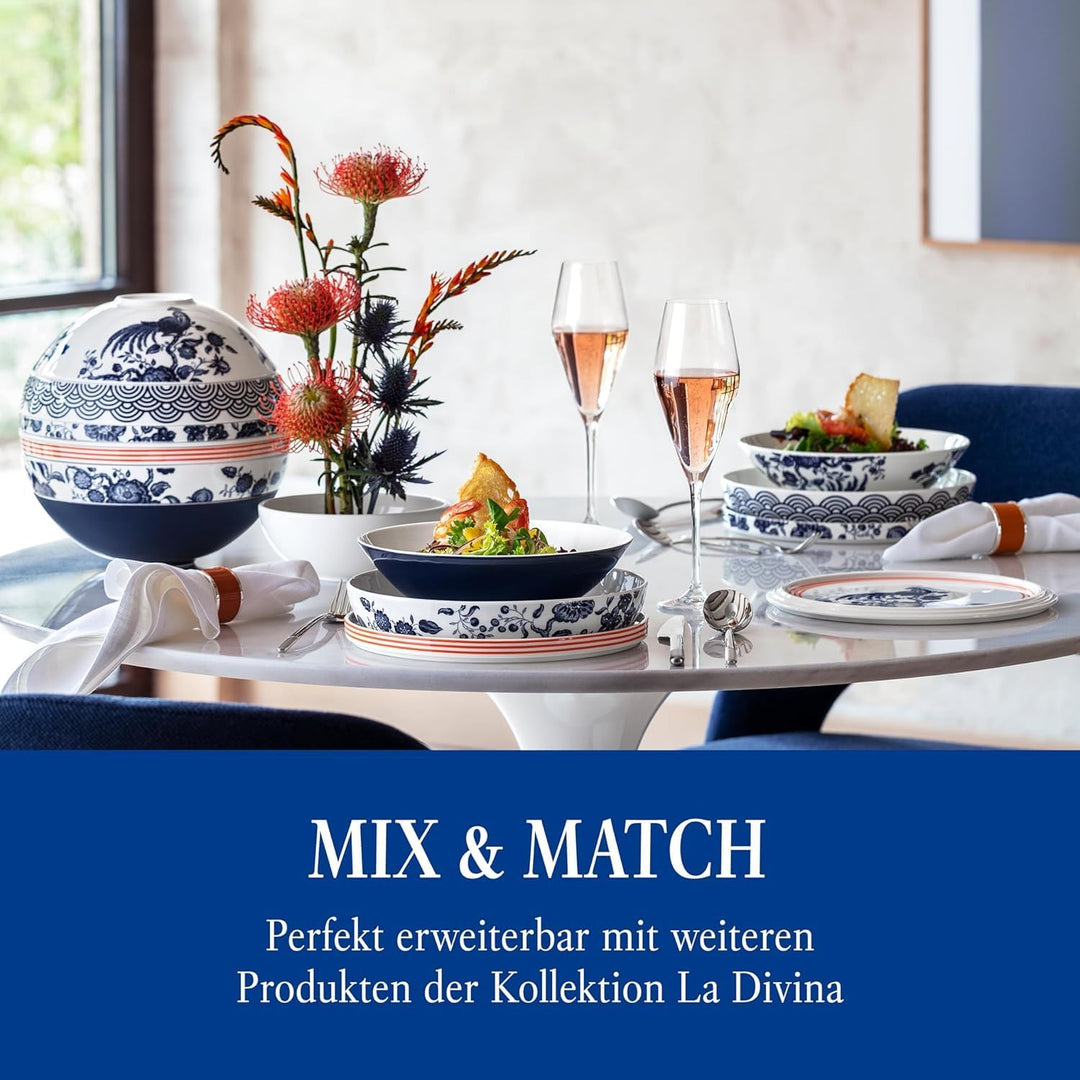 Villeroy &amp; Boch – La Divina Champagnerkelch Set 4 teilig, Champagner Gläser, Sektkelche, hochwertige