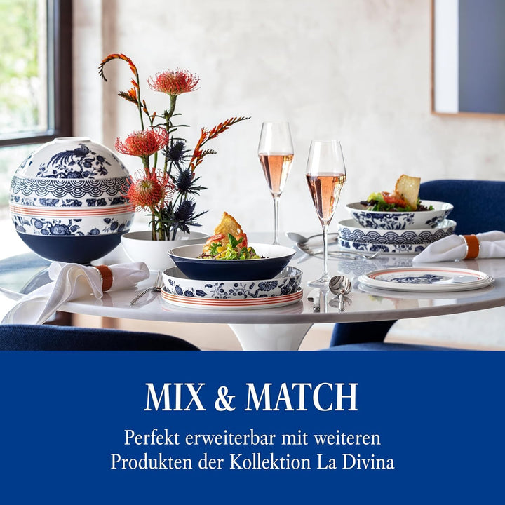 Villeroy &amp; Boch – La Divina Champagnerkelch Set 4 teilig, Champagner Gläser, Sektkelche, hochwertige
