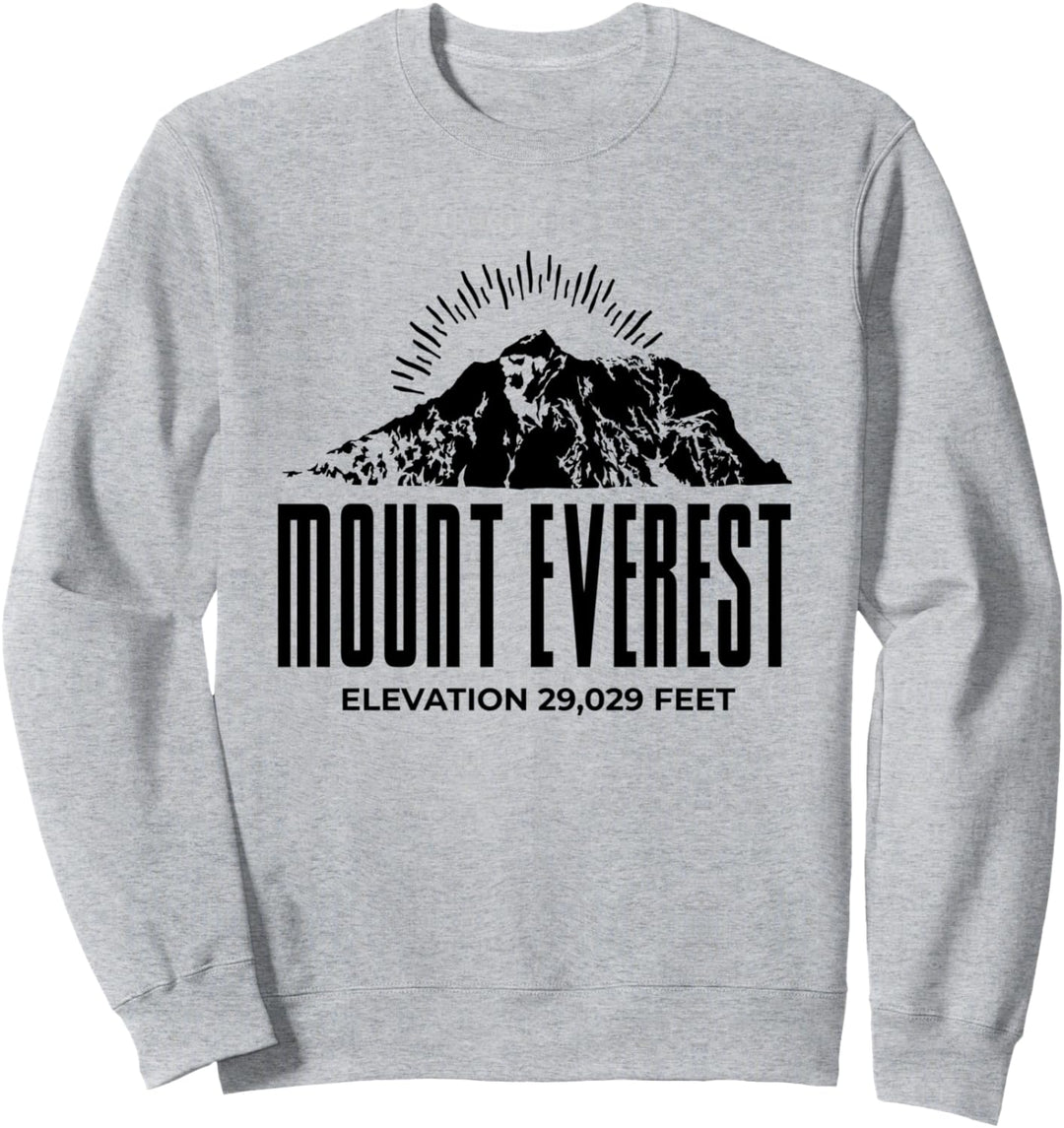 Rock Climber Geschenk Klettern Expedition Mount Everest Sweatshirt