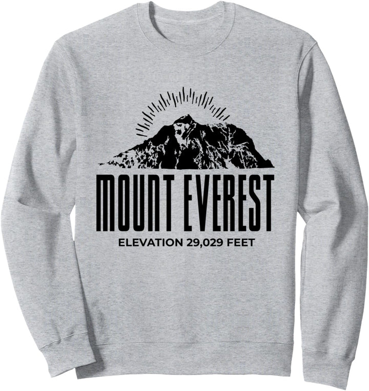 Rock Climber Geschenk Klettern Expedition Mount Everest Sweatshirt