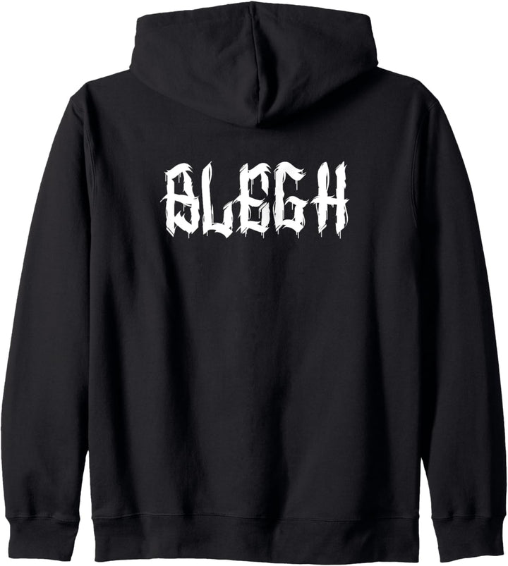 Blegh Lustiges Metalcore Vocalist Djent Deathcore Kapuzenjacke