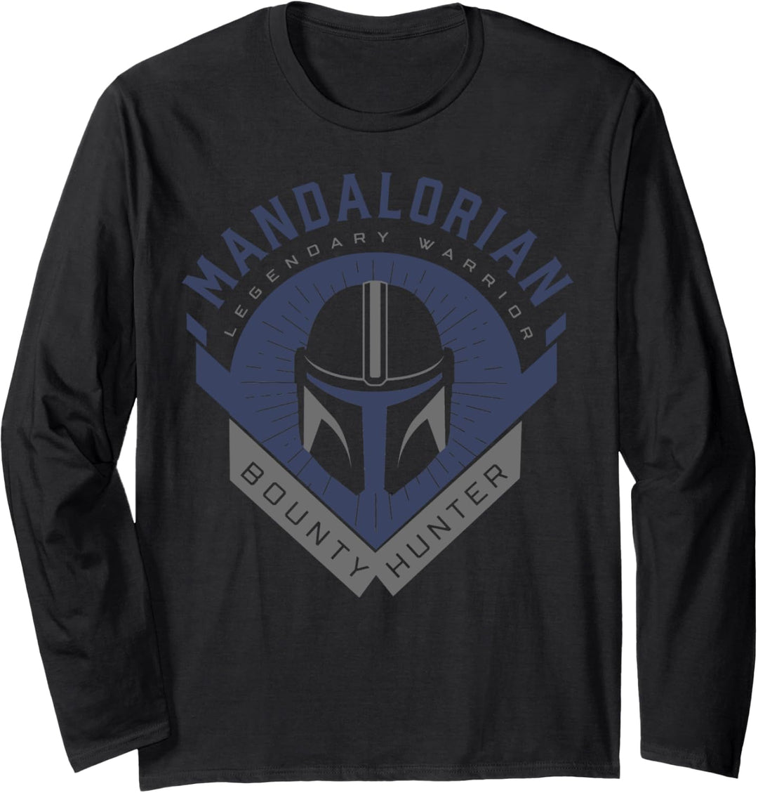 Star Wars The Mandalorian Legendary Warrior Crest Langarmshirt