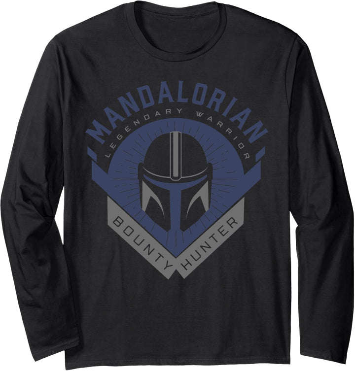 Star Wars The Mandalorian Legendary Warrior Crest Langarmshirt