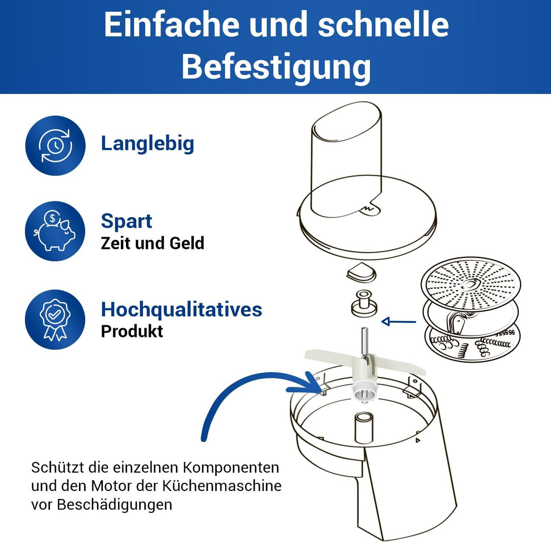 VIOKS SET 2x Mitnehmer mit Ausräumflügel Ersatz für Bosch 00630760 630760 00621923 für Durchlaufschn