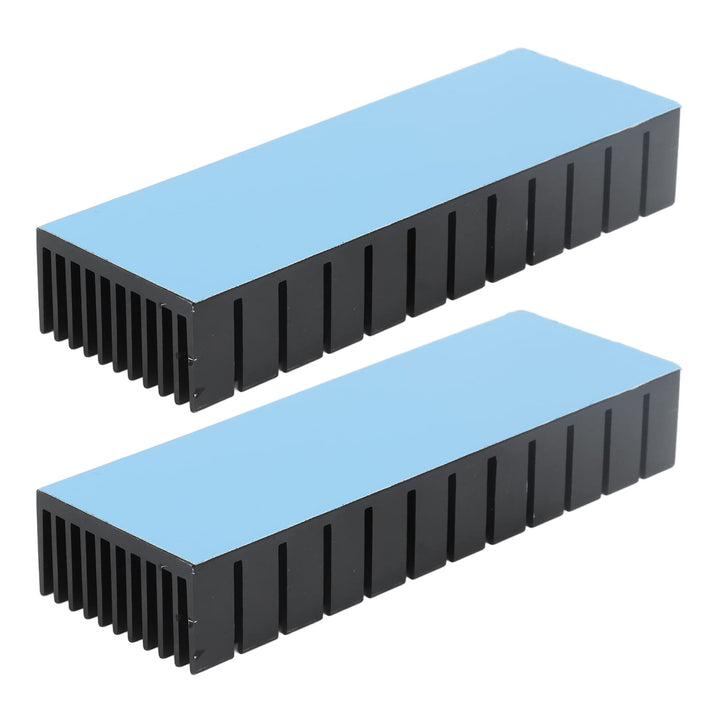 Aluminium-Kühlkörper 120x40x20mm, 2pcs im Set, Universal für CPU, Leiterplatten, etc.
