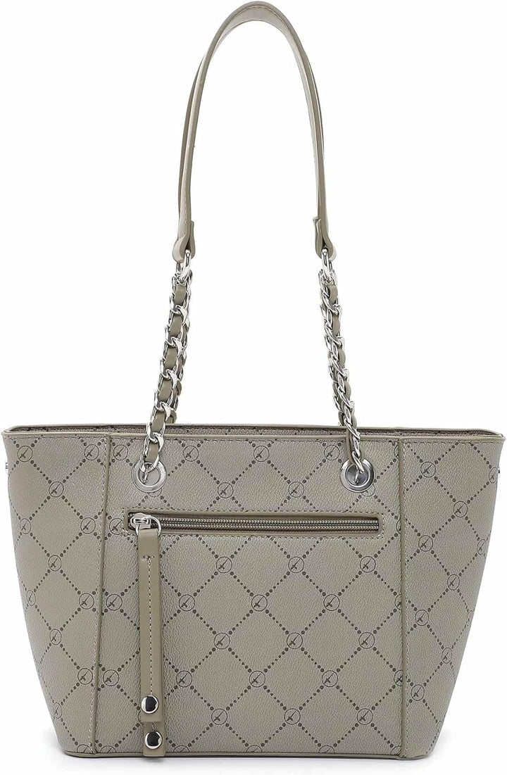 Tamaris Shopper Anastasia Summer 32103 Damen Handtaschen Print Einheitsgrösse Khaki, Einheitsgrösse