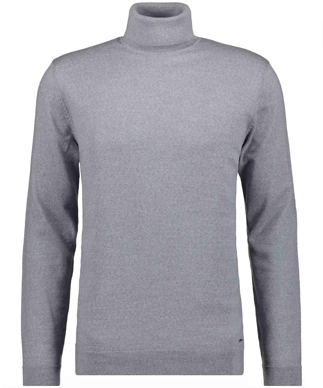 RAGMAN Herren Merino-Pullover Rollkragen M Grau-melange-012, M Grau-melange-012