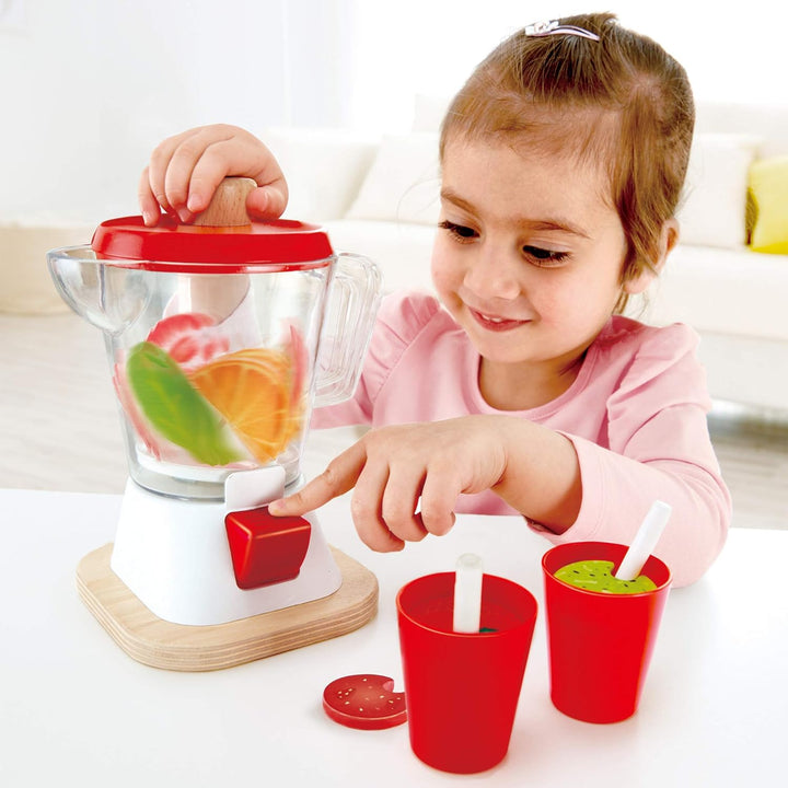 Hape Smoothie-Mixer von Hape| Bunter Smoothie-Mixer mit Bechern und Trinkhalmen