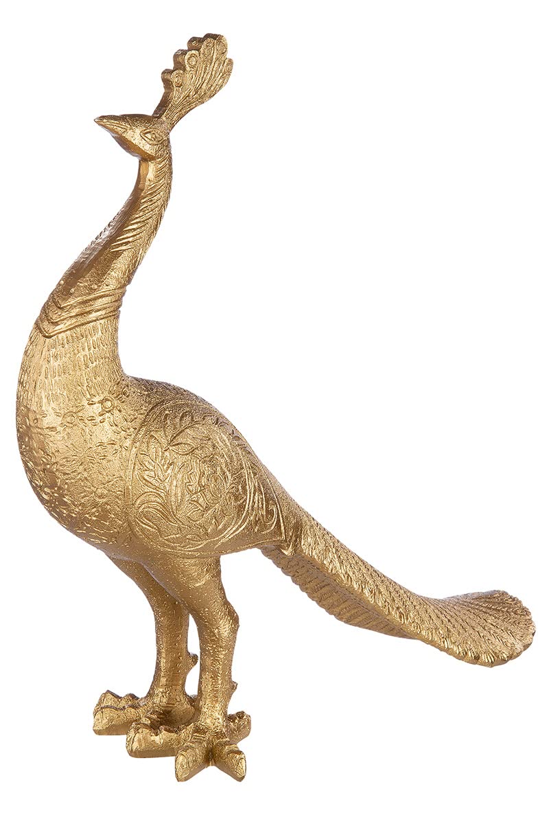 Casablanca Design Deko Figur, Kunstharz, goldfarben, Höhe 37 cm, 89385 Höhe 37 cm Goldfarben, Höhe 3