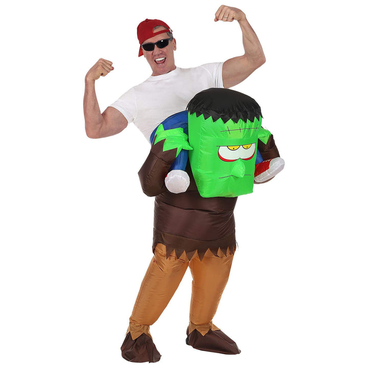 "MONSTER RIDER" (airblown inflatable costume) (4 x AA batteries not included) - (One Size Fits Most
