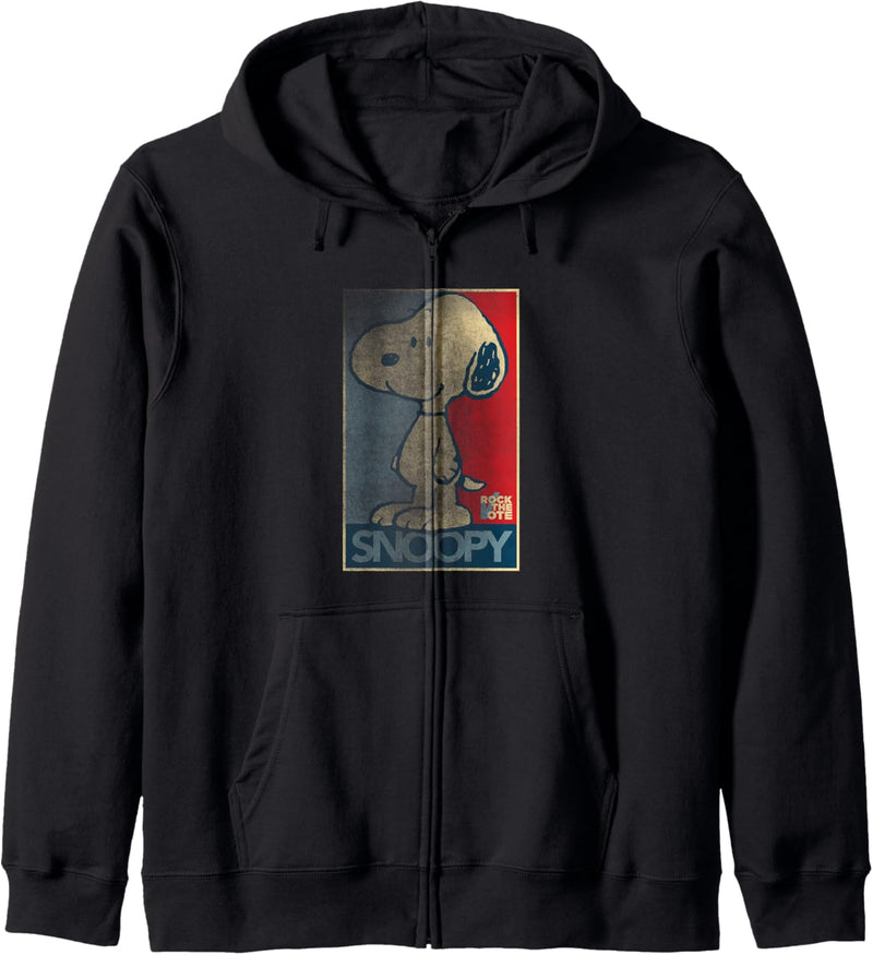 Peanuts Snoopy Rock die Abstimmung Kapuzenjacke