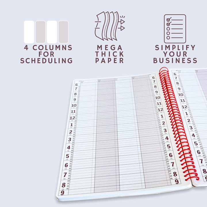 Geschäfts-Terminbuch (4 Spalten/200 Seiten) 4 Column, 4 Column
