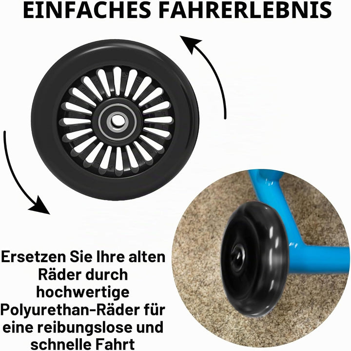 EzyRoller Rollen Ersatzrollen Classic Drifter Stunt Scooter Roller Räder Ersatzräder Funfahrzeug Tri
