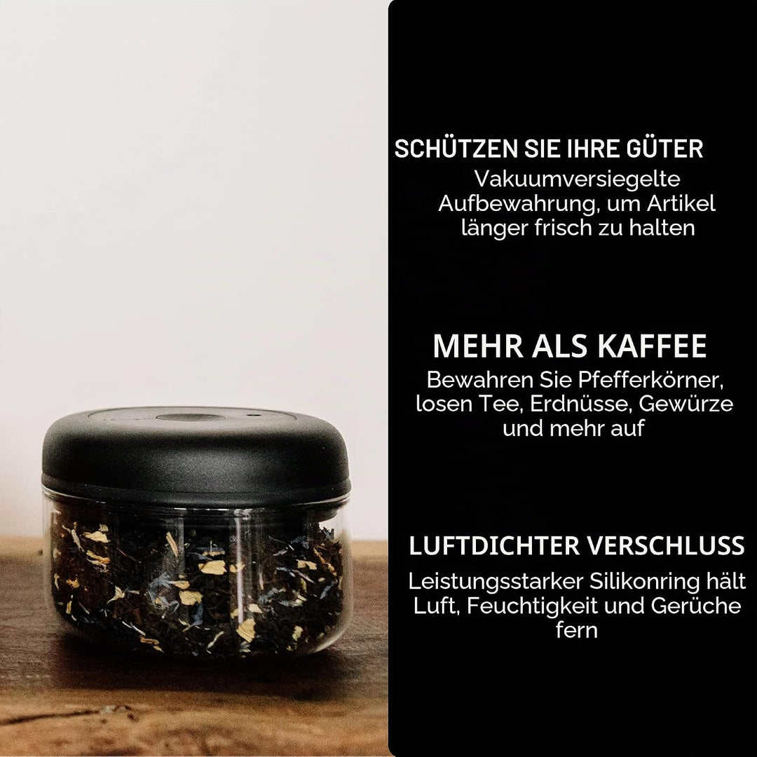 Fellow Vakuumbehälter zur Aufbewahrung von Kaffee und Lebensmitteln, integrierte Vakuumpumpe, hermet