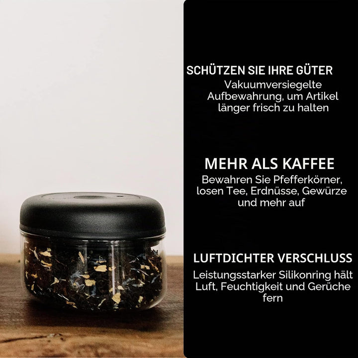 Fellow Vakuumbehälter zur Aufbewahrung von Kaffee und Lebensmitteln, integrierte Vakuumpumpe, hermet