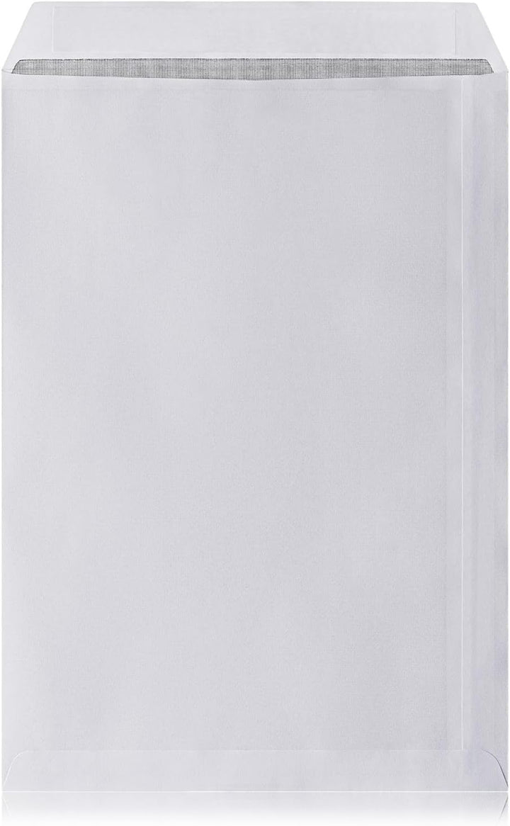 250 Briefumschläge ohne Fenster DIN C4 Umschläge Weiss haftklebend 229 x 324 mm 90g/m² Versandtasche