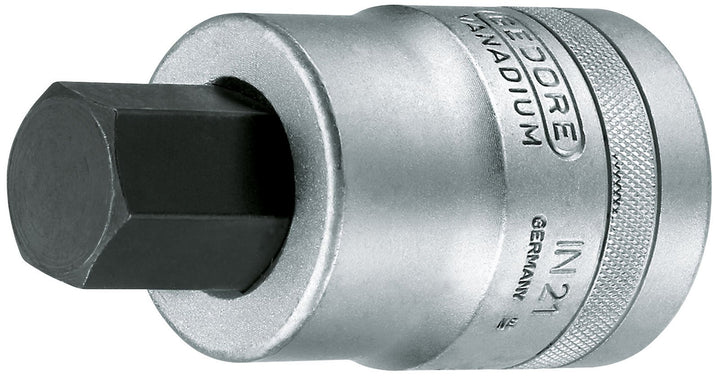 Steckschlüsseleinsatz IN 21 1 Zoll Innen-6-kant SW 19mm L.90mm GEDORE 19 mm, 19 mm