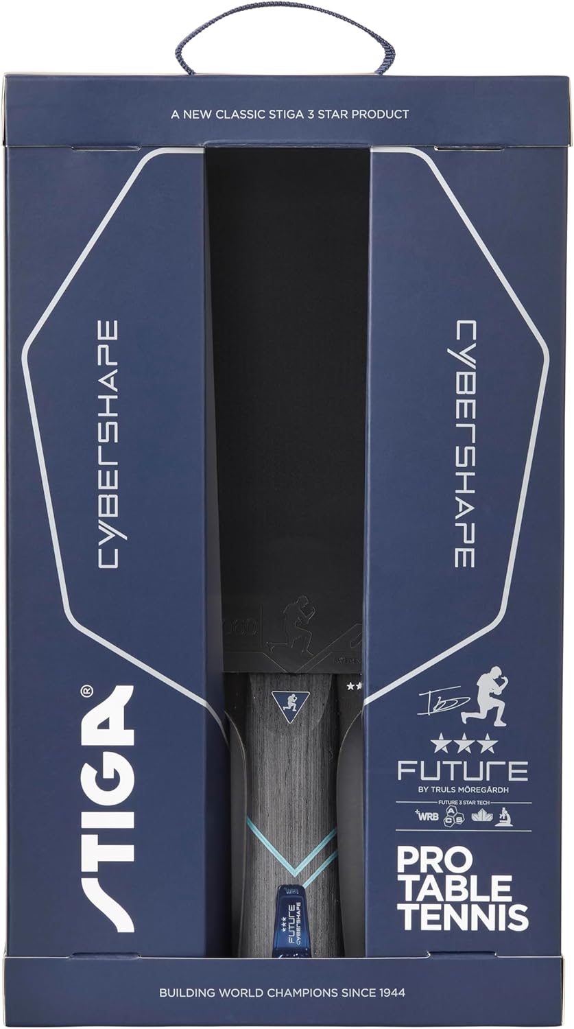 STIGA Tischtennisschläger Cybershape Future, Revolutionärer 3-Sterne-Tischtennisschläger mit Sechsec