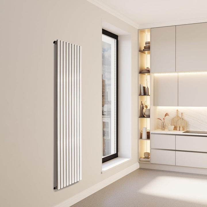 VILSTEIN Flachheizkörper, Paneelheizkörper einlagig, Mittelanschluss und Seitenanschluss, 1600x540 m