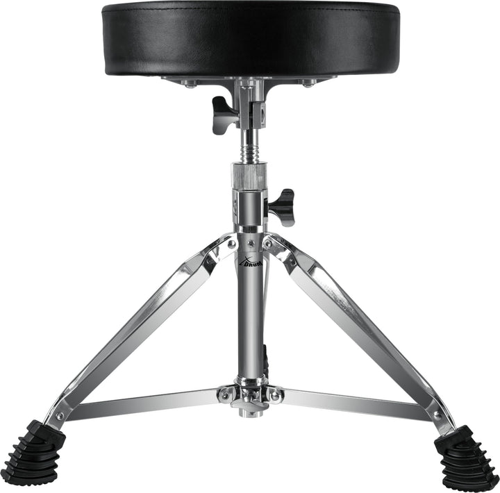 XDrum Session DHS-1 Schlagzeughocker (doppelstrebig, Höhenverstellbar 47-60cm, Durchmesser Sitzfläch