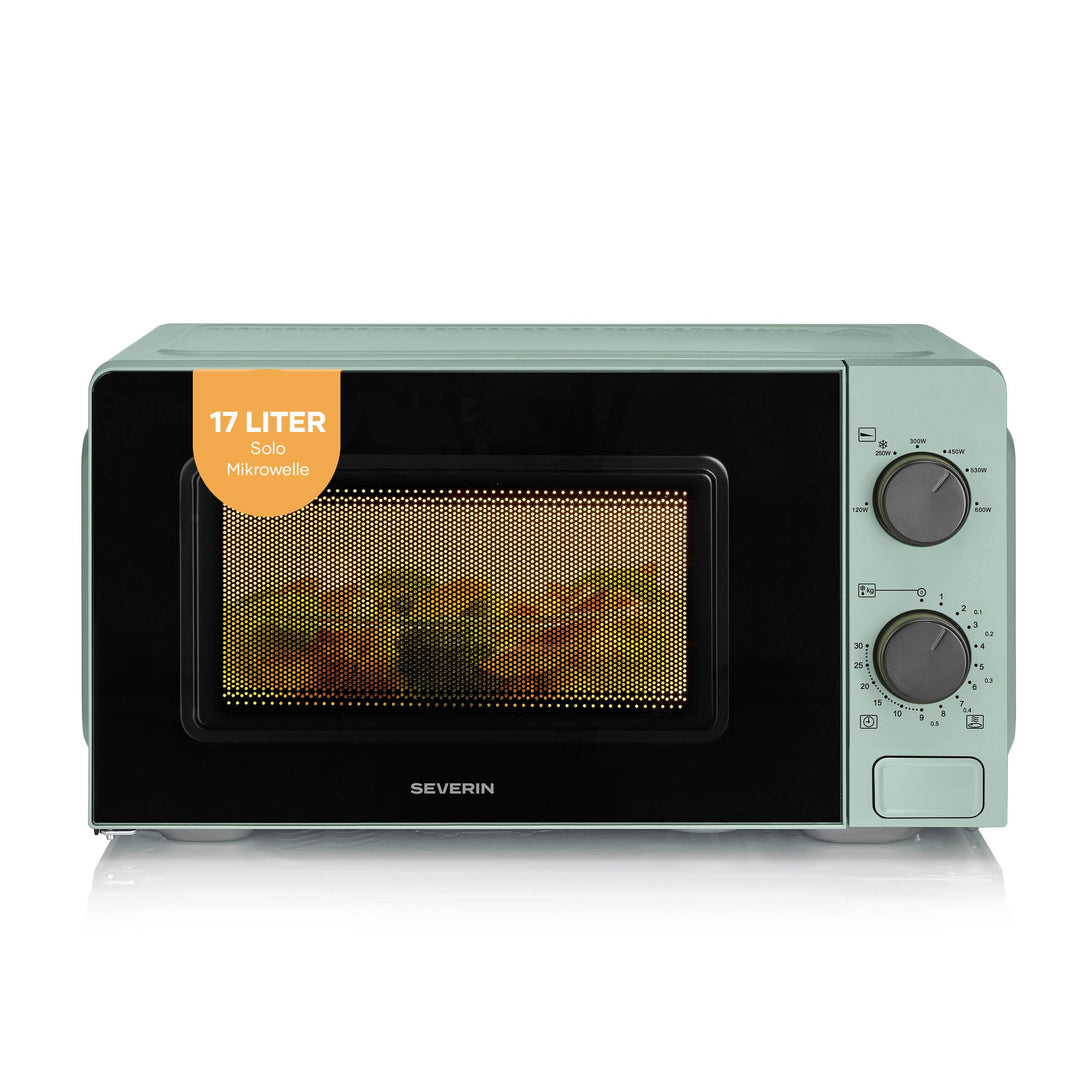 Severin Solo-Mikrowelle, 17L, 600W, Drehteller, Microwellengerät