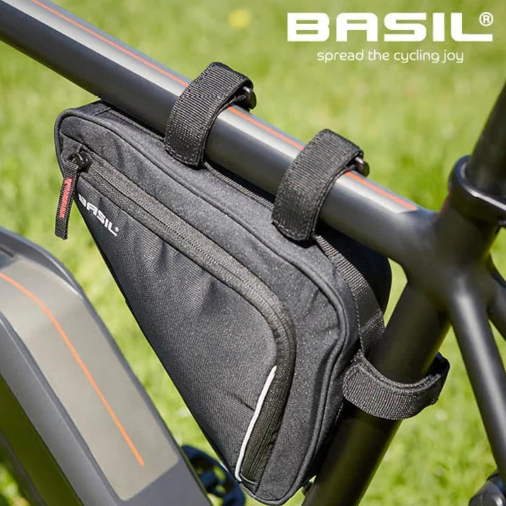 Basil Sport Design Triangel M Rahmentasche (1,7 Liter) Schwarz, Schwarz