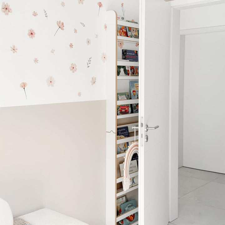 MAMOI® Kinderbücherregal aus Holzwerkstoff – Bücherkiste, Kinderbücherregal, Bücherregal für Kinderz