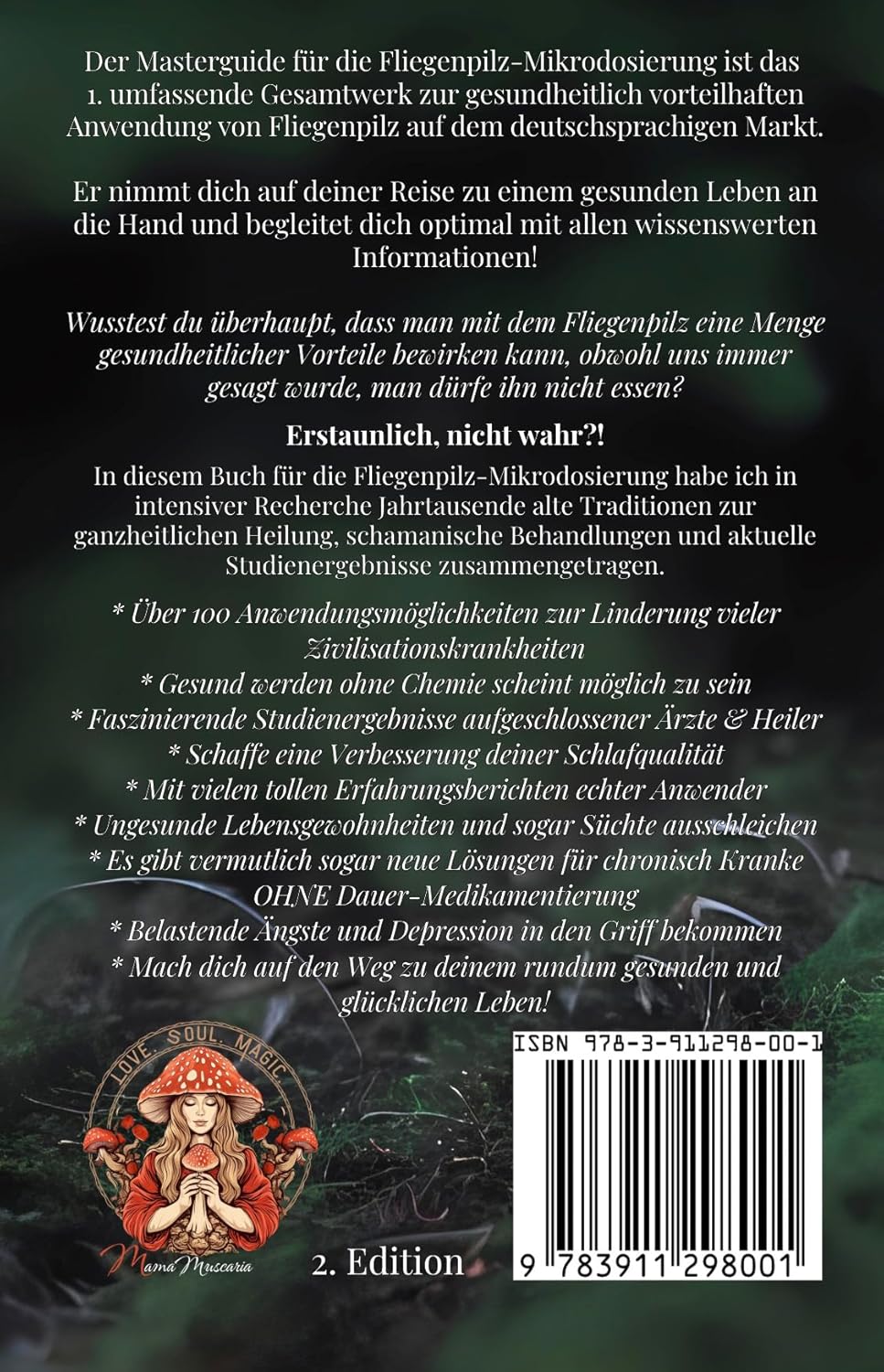 Masterguide für die Fliegenpilz Mikrodosierung: Ein natürlicher Weg gegen Depressionen, Süchte, Angs