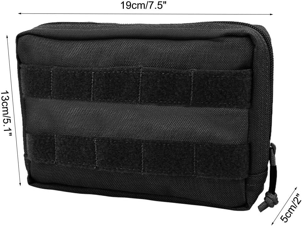 DONGKER Futterbeutel für Hunde, 1 Stuck Molle EDCTasche für Hundegeschirr, Pouch Zusatztasche für Hu