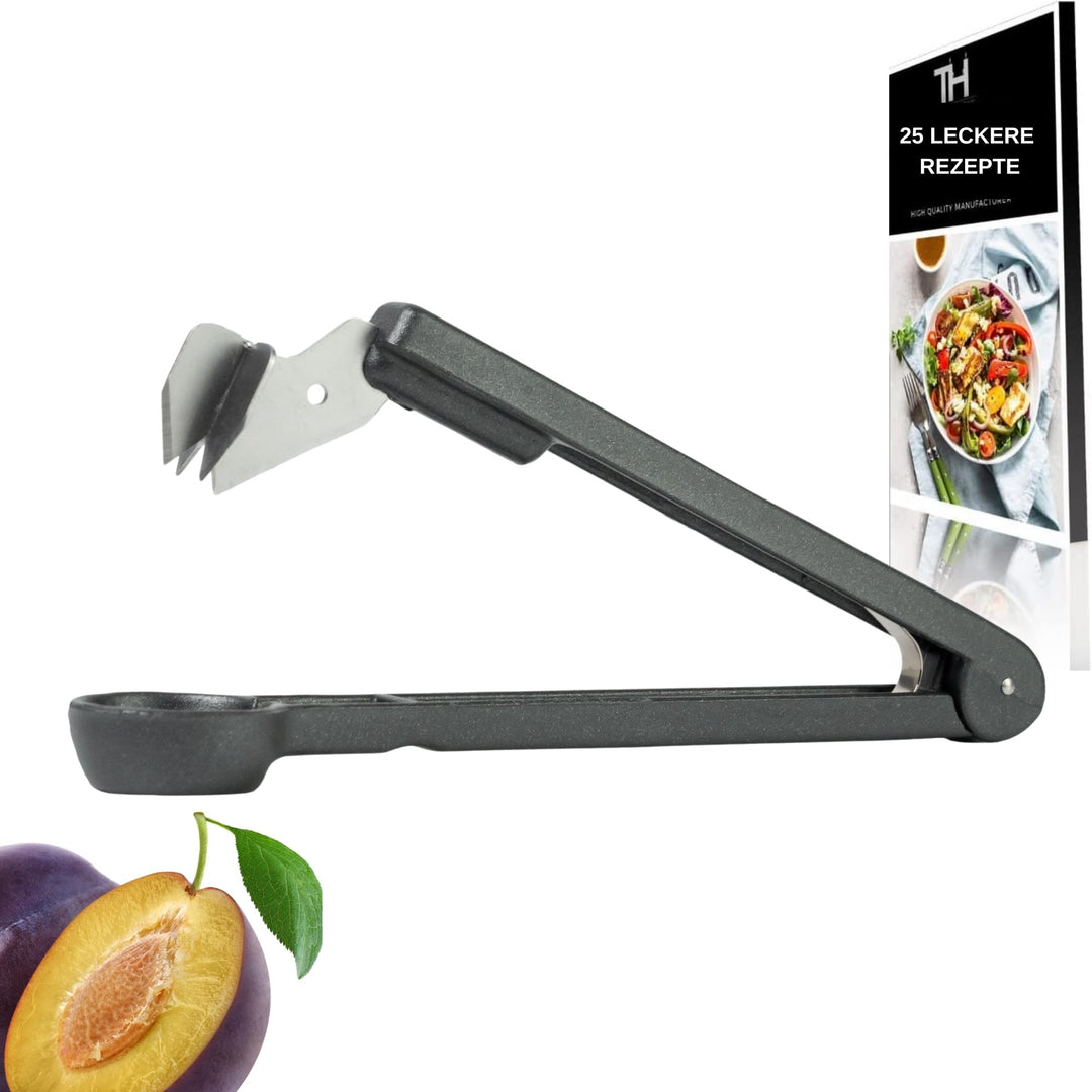 Thiru Premium Pflaumenentsteiner - Robuste Edelstahlklingen - Made in Germany - inkl. E-Book mit 25