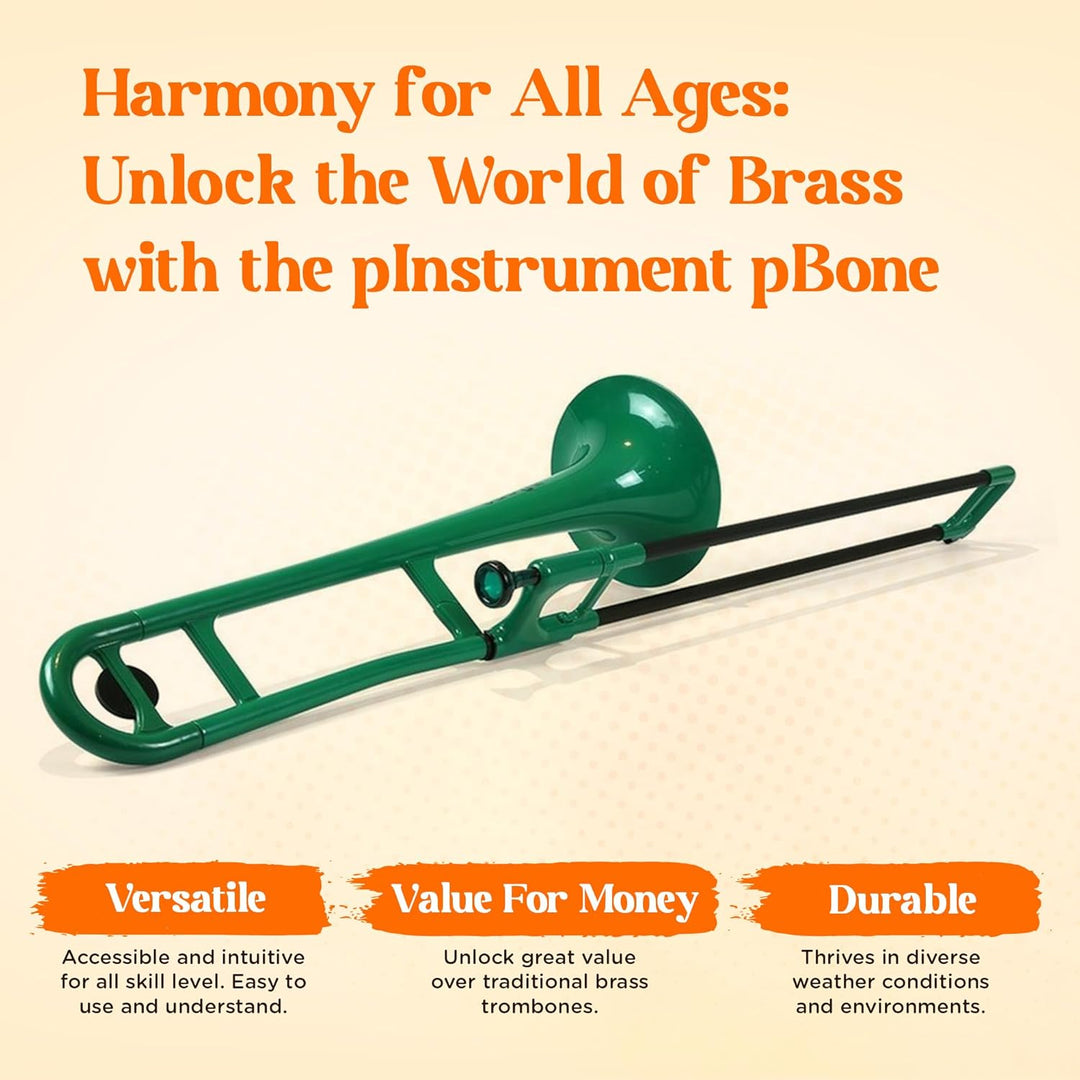 pBone 700643 Trombone grün grün Posaune, grün Posaune