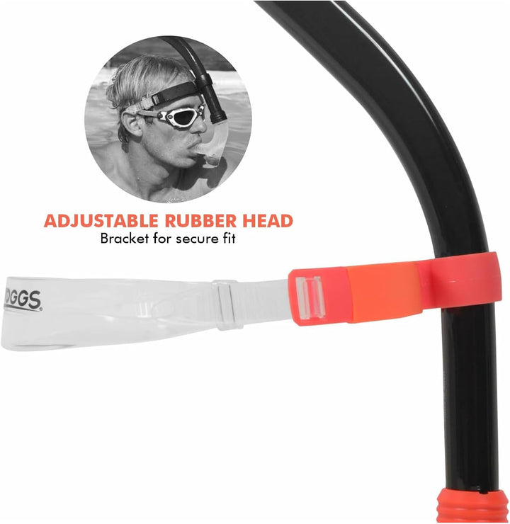 Zoggs Centre Line Snorkel, Trainingshilfe, Orange Einheitsgrösse
