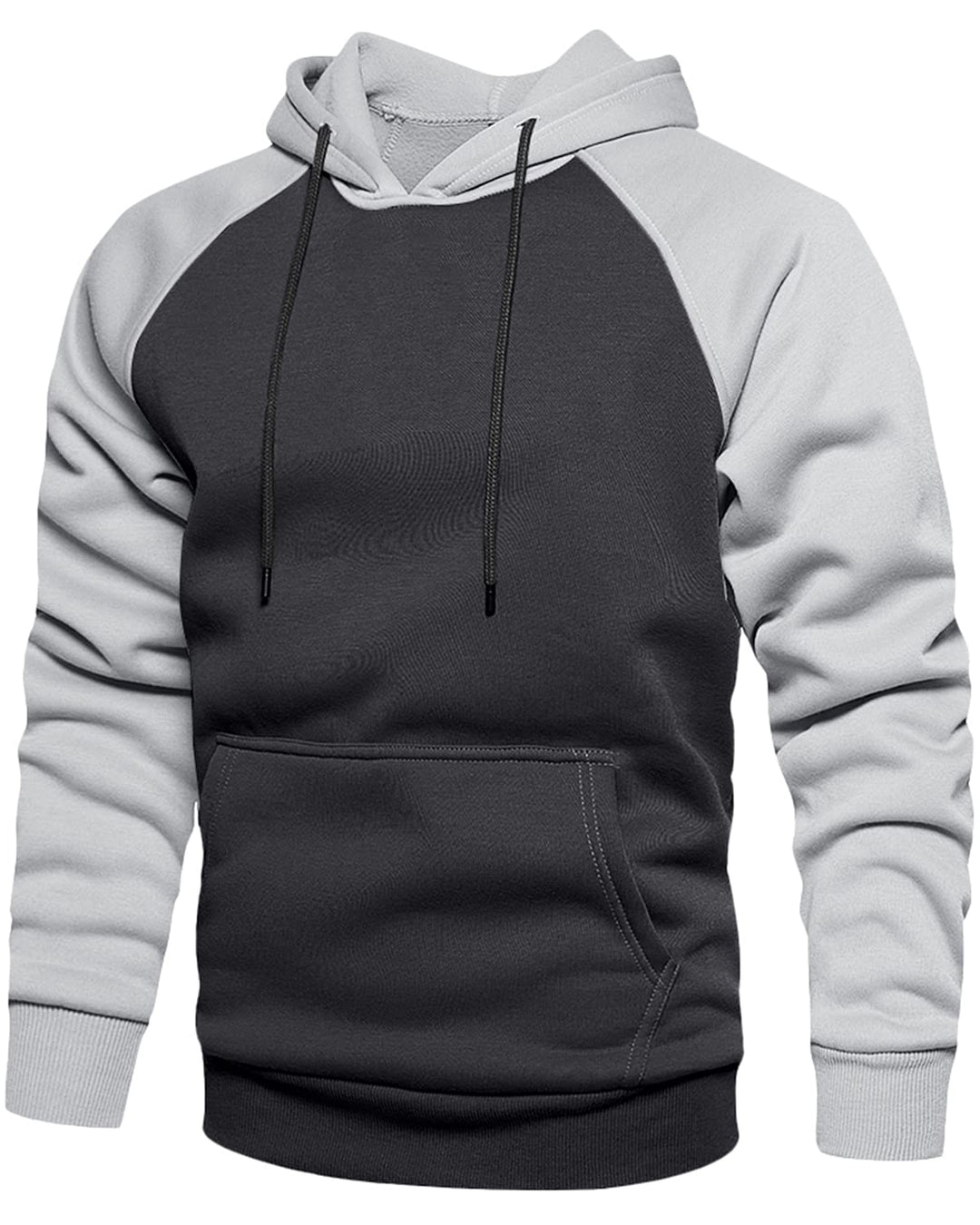 MANLUODANNI Herren Kapuzenpullover Raglan Men's Hoodie Pullover mit Kapuze Casual Sweatshirt Classic