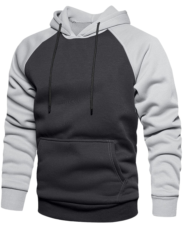 MANLUODANNI Herren Kapuzenpullover Raglan Men's Hoodie Pullover mit Kapuze Casual Sweatshirt Classic