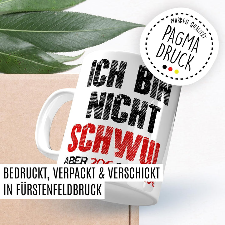 Gay Tasse mit Spruch – Geschenk Ich bin nicht schwul aber 20€ sind 20€ – Kaffeetasse 330ml aus Keram
