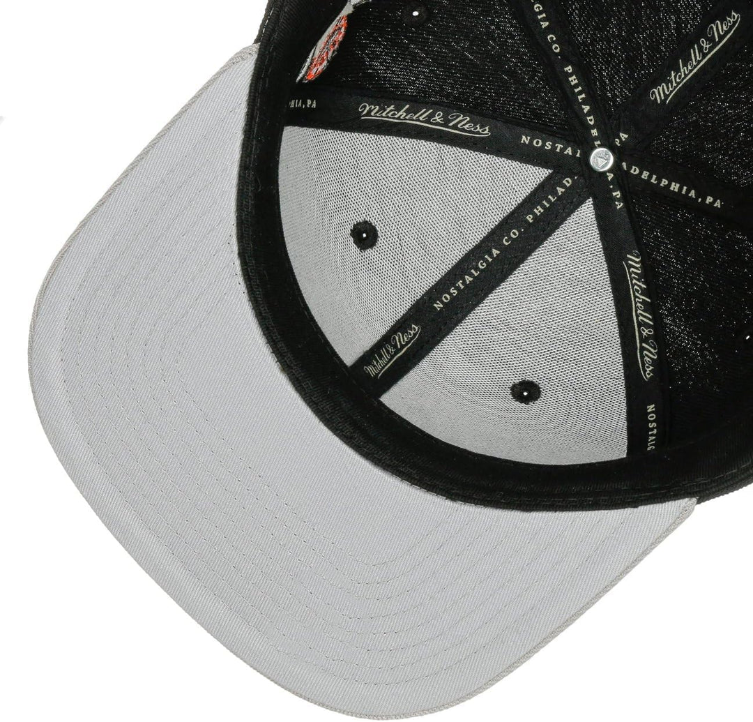 Mitchell &amp; Ness Patch Overload Nets Cap Basecap Baseballcap Snapback Flat Brim NBA Brooklyn (One Siz