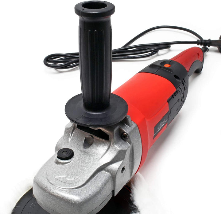 Wiltec Auto Poliermaschine Schleifmaschine 1500W bis 3000 U/min, Poliergerät mit 6 Stufen inkl. 1 Pa