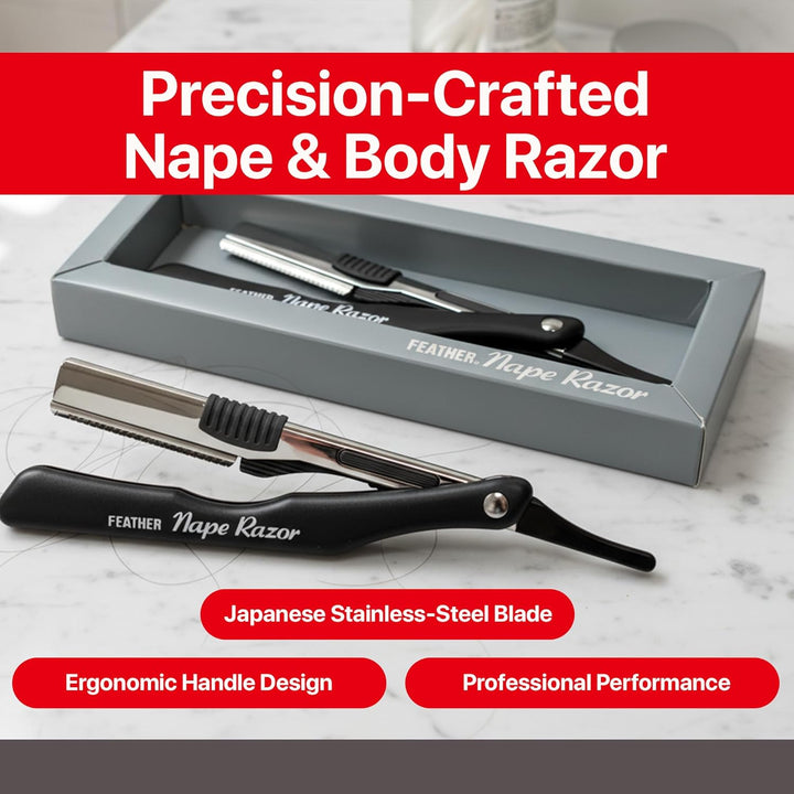 Feather FEATHER Nape Razor grau/schwarz, 1er Pack(1 x 31 g)
