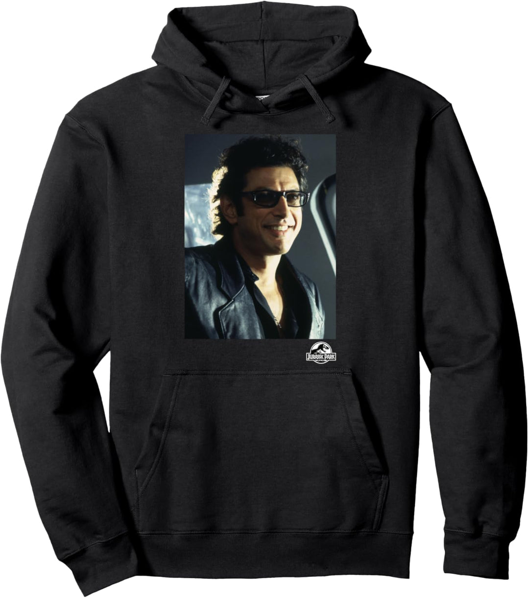 Jurassic Park Goldblum Sly Smile Pullover Hoodie