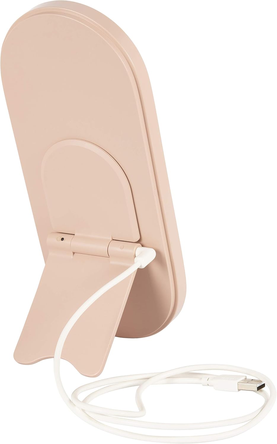 Schminkkoffer mit LED-Spiegel - Dusty Pink