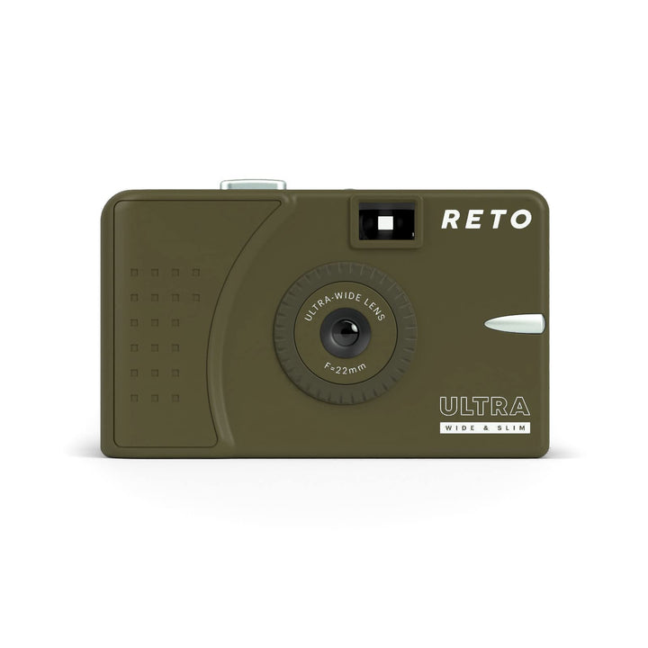 RETO Ultra Wide und Slim 35 mm Wiederverwendbare Tageslicht-Filmkamera – 22 mm Weitwinkelobjektiv, f