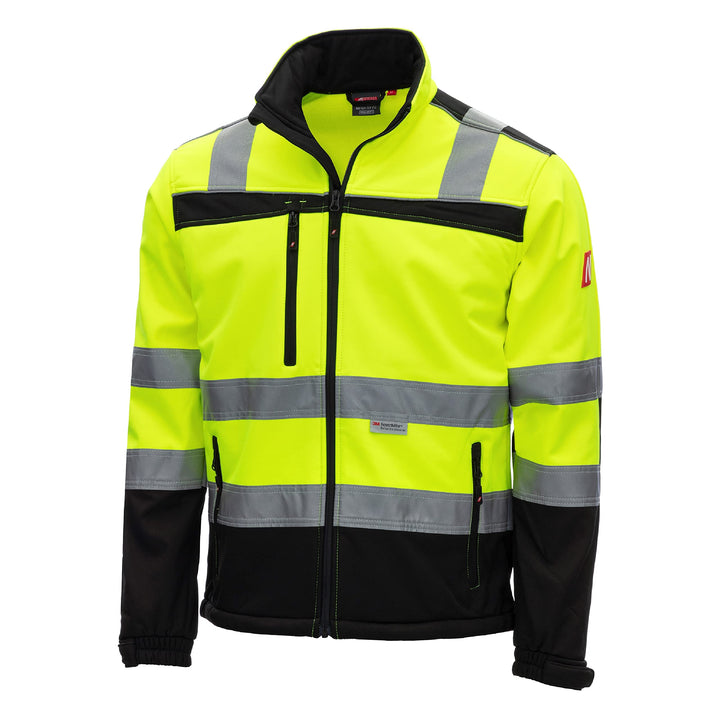 Nitras Herren Nitras Motion Tex Viz A-Linie Mantel S Neongelb, S Neongelb