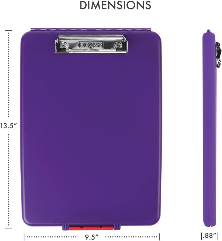 Dexas Slimcase Klemmbrett, Violett, Violett