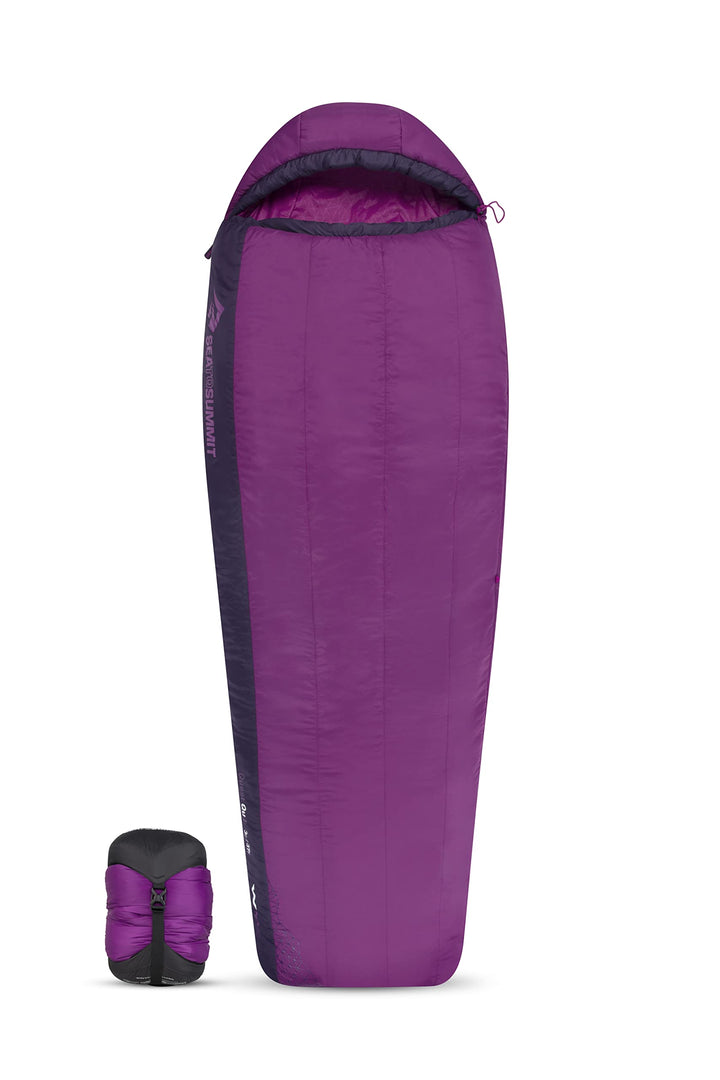 Sea to Summit Quest QuI -3 Grad Women - Synthetik Damenschlafsack Regular Zip links, Regular Zip lin