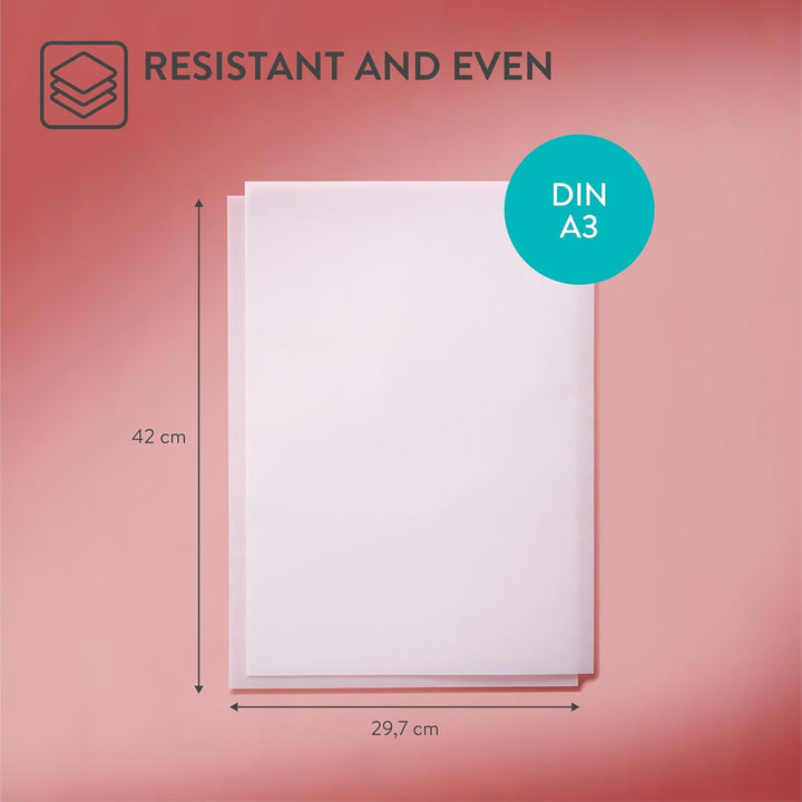 Tritart Transparentpapier Bedruckbar Weiss DIN A3 - Abpauspapier Pergamentpapier zum Bedrucken 20 Bl