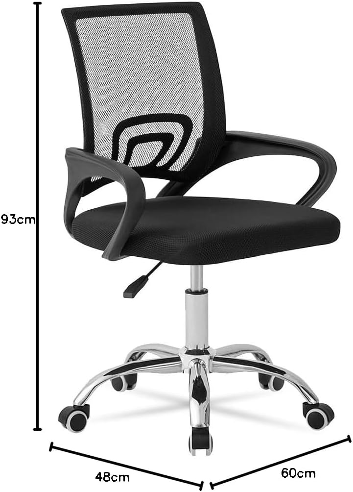 MUWO Director Büro Drehstuhl | ergonomisch & höhenverstellbar | atmungsaktives Mesh-Gewebe | stabile